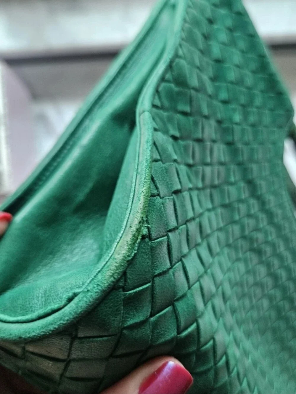 Bottega Veneta Vintage 90s Intrecciato Nappa Frame Bag - Picture 6 of 14